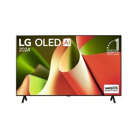 LG OLED AI B4, 65'', OLED, 4K UHD, must - Teler