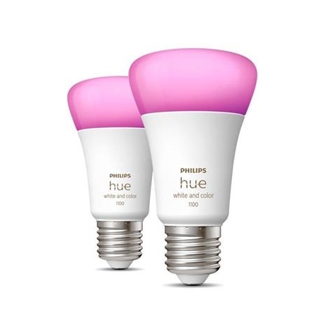 Philips Hue White and Color Ambiance, E27, 2 tk, värviline - Nutivalgusti komplekt