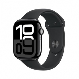 Apple Watch Series 10 GPS, 46 mm, sport band, M/L, must alumiinium / must - Nutikell