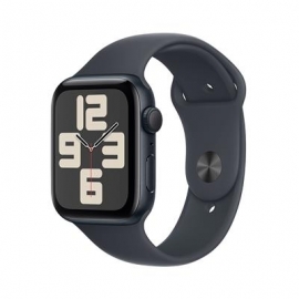 Apple Watch SE, 44 mm, GPS, sport band, M/L, must alumiinium / must - Nutikell