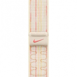 Apple Nike Sport Loop, 46mm, beež/roosa - Kellarihm