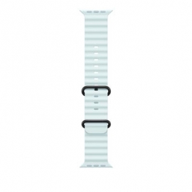 Apple Ocean Band, 49 mm, must titaan, helesinine - Kellarihm