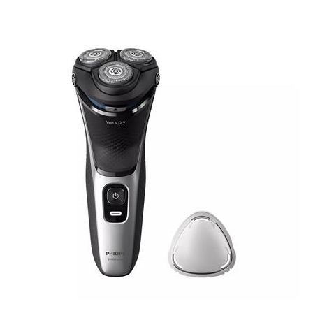 Philips Shaver 3000 Series, Wet & Dry, must/hõbedane - Pardel