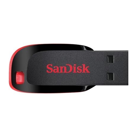 SanDisk Cruzer Blade, USB-A, 128 GB, must - Mälupulk