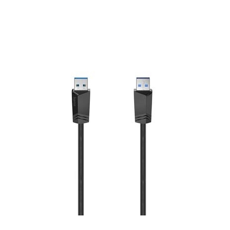 Hama USB-A cable, 5 Gbit/s, 1,5 m, must - Kaabel