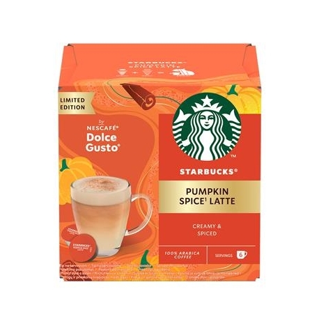 Starbucks Pumpkin Latte, 6 portsjonit - Kohvikapslid