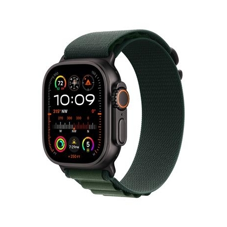 Apple Watch Ultra 2, 49 mm, Alpine Loop, Large, must titaan / tumeroheline - Nutikell