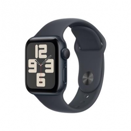 Apple Watch SE, 40 mm, GPS, sport band, S/M, must alumiinium / must - Nutikell