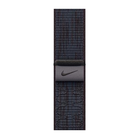 Apple Nike Sport Loop, 46mm, must/sinine - Kellarihm