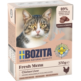 Bozita kassikonserv Chicken Liver in sauce 6x370g