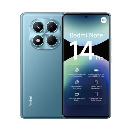 Xiaomi Redmi Note 14 Pro, 8 GB, 256 GB, sinine - Nutitelefon