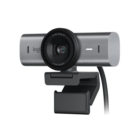Logitech MX Brio, 4K, USB-C, must - Veebikaamera
