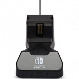 PowerA Nintendo Switch Controller Charging Base, must - Puldi laadija