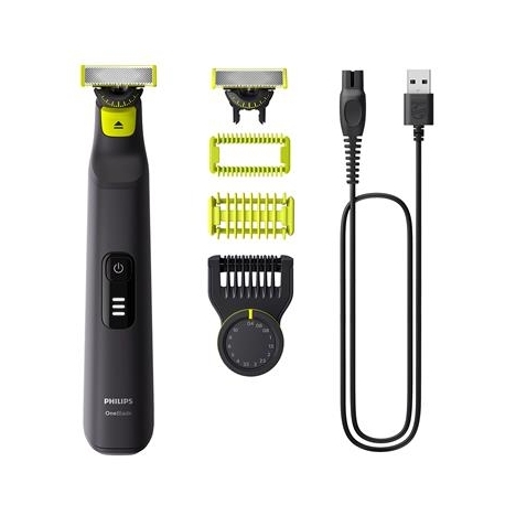 Philips OneBlade Pro 360 Nägu + keha, must - Hübriidraseerija