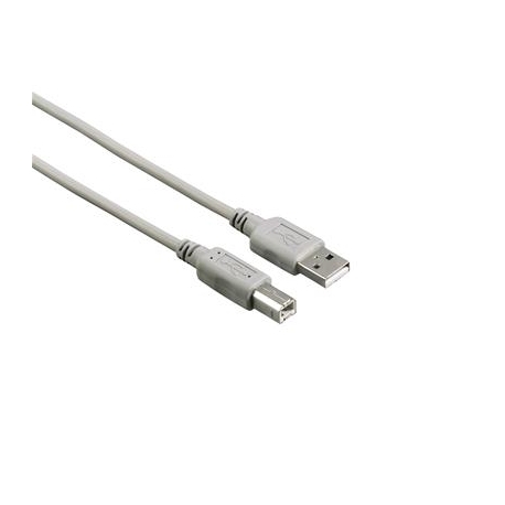 Hama USB Cable, USB-A, USB-B, 3 m, valge - USB kaabel