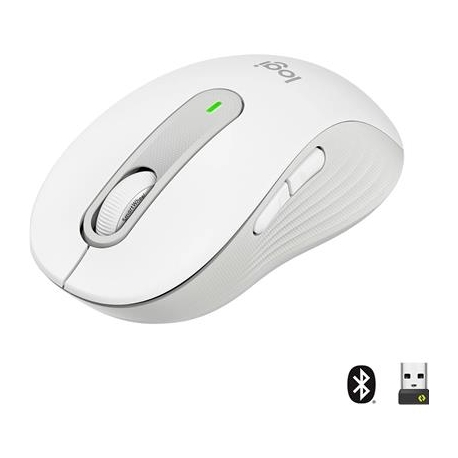 Logitech Signature M650, vaikne, valge - Juhtmevaba optiline hiir