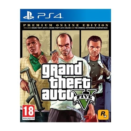 PS4 mäng Grand Theft Auto V Premium Online Edition