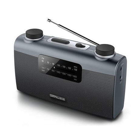 Muse M-058R, AM/FM, patareidega kasutatav, must - Kaasaskantav raadio