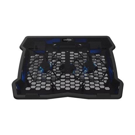 Canyon NS-03 Cooling Stand, 15,6'', must - Sülearvuti jahutusalus