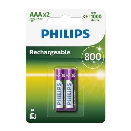Akupatarei Philips AAA (2 tk)