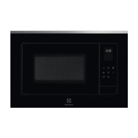 Electrolux, 25 L, 900 W, must/roostevaba teras - Integreeritav mikrolaineahi