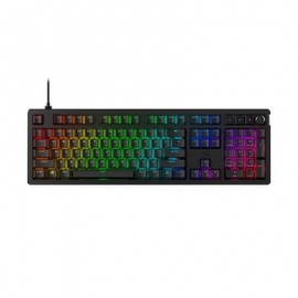 HyperX Alloy Rise, Linear, US, must - Klaviatuur