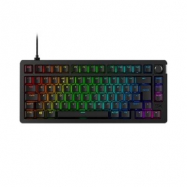HyperX Alloy Rise 75, SWE, must - Klaviatuur