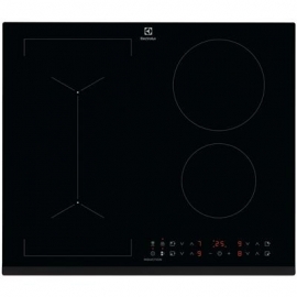 Electrolux 600 FlexiBridge, Hob2Hood, laius 59 cm, raamita, must - Integreeritav induktsioonpliidiplaat