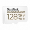 SanDisk Max Endurance, 128 GB, microSDHC, valge - Mälukaart