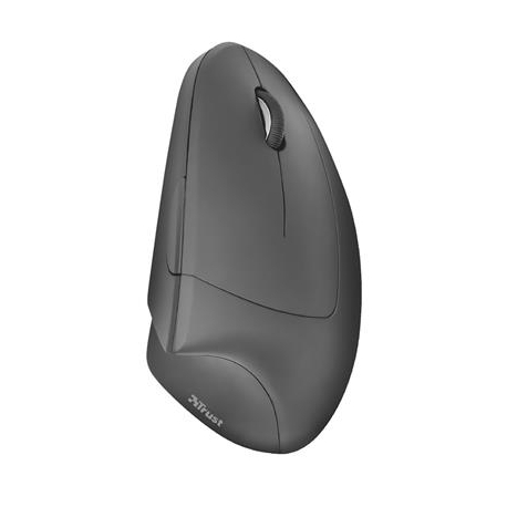 Trust Verto Ergonomic, must - Juhtmevaba optiline hiir
