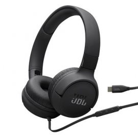 JBL Tune 520C, must - Kõrvapealsed kõrvaklapid