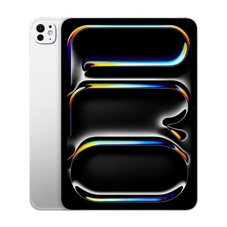 Apple iPad Pro 11”, M4 (2024), 512 GB, läikiv, WiFi + 5G, hõbe - Tahvelarvuti