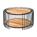 Diivanilaud TRUE pruun / must, D73xH41 cm