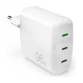 Puro MiniPro Gan Wall Charger, 96 W, valge - Laadija