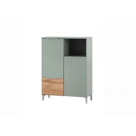 Alumine vannitoakapp SMILLA roheline, 80x32xH110 cm