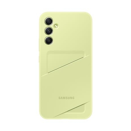 Samsung Card Slot Cover, Galaxy A34, kaarditaskuga, heleroheline - Ümbris
