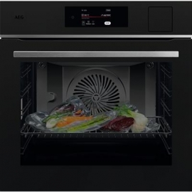 AEG 8000 Seeria Meal Assist, 70 L, must - Integreeritav auruahi