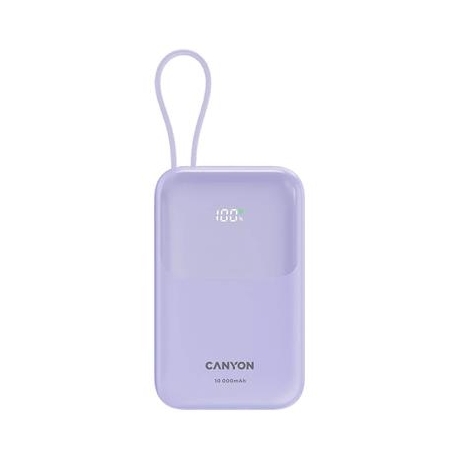 Canyon OnPower 101, 10 000 mAh, lilla - Akupank