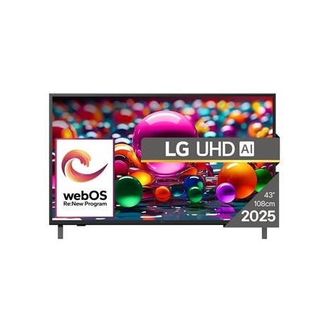 LG UHD AI UA75, 43'', 4K UHD, LED LCD, must - Teler
