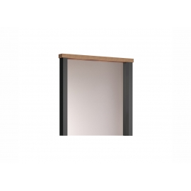 Seinapeegel ENNA mango / must, 73x7xH69 cm