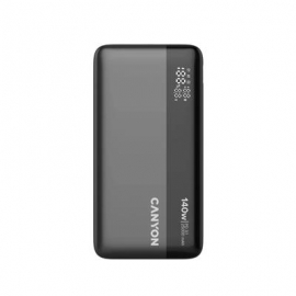 Canyon OnPower 240, 25000 mAh, tumehall - Akupank