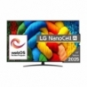LG NANO81 AI, 65'', LED LCD, NanoCell, must - Teler