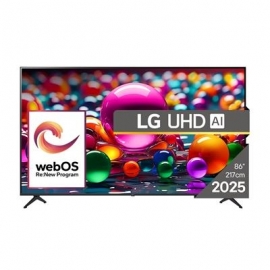 LG UHD AI UA75, 86'', 4K UHD, LED LCD, must - Teler