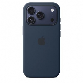 Apple Silicone Case with Magsafe, iPhone 17 Pro, tumesinine - Ümbris