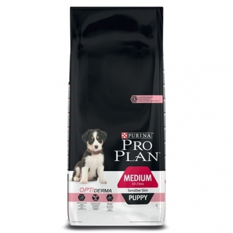 PRO PLAN Medium Puppy Sensitive Skin Salmon koeratoit 12kg