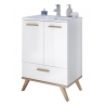 Valamukapp 923 valge / tamm, 60,5x46xH87,5 cm