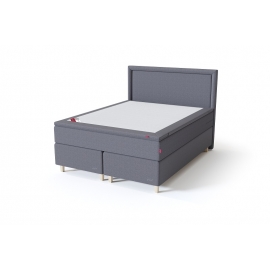 Sleepwell BLACK CONTINENTAL kontinentaalvoodi 160x200x54 cm, tumehall