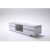 Tv-alus BLUES valge läige, 160x40xH36 cm, LED